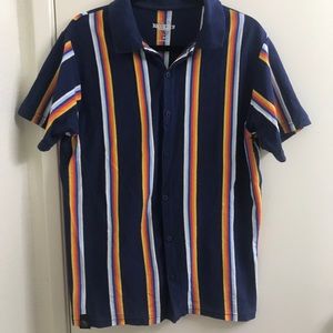 Men’s rainbow striped top